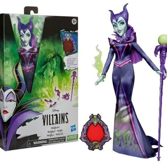 12" Disney Villain Fashion Doll Maleficent w/accessories Shown New In Box - Picture 1 of 6